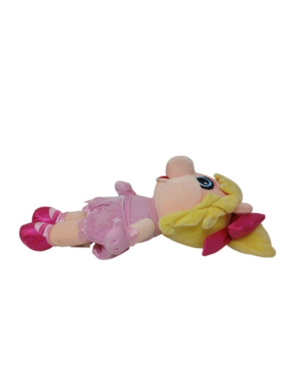 Baby Miss Piggy Plush Doll 15" Disney Store Pink Dress Sparkly Shoes #D-37 - Picture 9 of 11